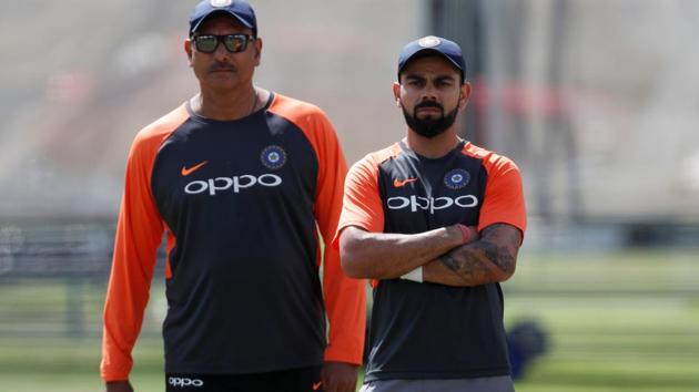 File image of India head coach Ravi Shastri (left) and skipper Virat Kohli. (Action Images via Reuters) File image of India head coach Ravi Shastri (left) and skipper Virat Kohli. (Action Images via Reuters)
