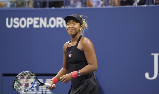Naomi Osaka of Japan reacts after defeating Serena Williams in their US Open final, at Arthur Ashe Stadium in New York. Osaka won her first US Open, 6-2, 6-4 (NYT) Naomi Osaka of Japan reacts after defeating Serena Williams in their US Open final, at Arthur Ashe Stadium in New York. Osaka won her first US Open, 6-2, 6-4 (NYT)