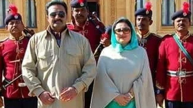 Raseshwari Rajya Lakshmi, wife of former Jaisalmer royal Maharawal Brijraj Singh, announced her entry into politics on Jaisalmer’s 863rd foundation day on August 23.(HT Photo) Raseshwari Rajya Lakshmi, wife of former Jaisalmer royal Maharawal Brijraj Singh, announced her entry into politics on Jaisalmer’s 863rd foundation day on August 23.(HT Photo)