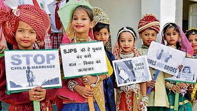 There are still 100 districts that show a higher prevalence of marriage among 15- to 19-year-olds than the national average of 11.9%.(PTI File Photo)