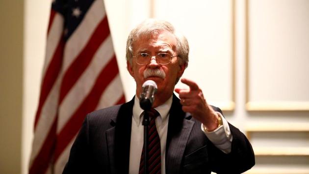 National Security Adviser John Bolton said US was prepared to slap financial sanctions and criminal charges on officials of the International Criminal Court if they proceed against any Americans.(REUTERS) National Security Adviser John Bolton said US was prepared to slap financial sanctions and criminal charges on officials of the International Criminal Court if they proceed against any Americans.(REUTERS)