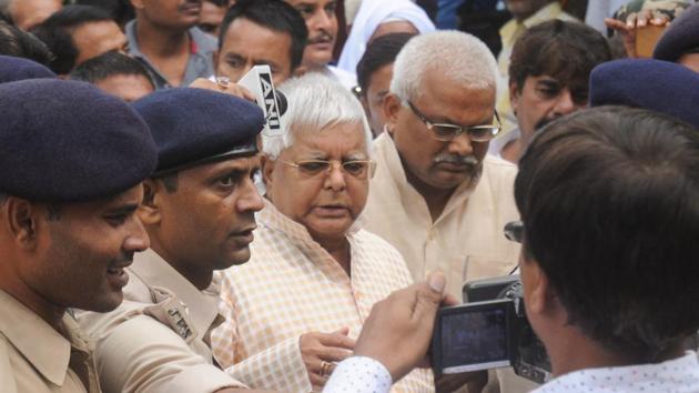 Ed filed a chargesheet against RJD chief Lalu Prasad, his wife Rabri Devi, son Tejashwi Prasad and others in a money laundering case related to the 2006 IRCTC hotels maintenance contract last month. (PTI File Photo)