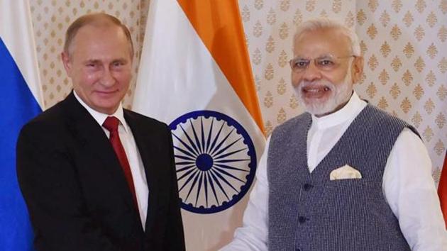 India and Russia are expected to hammer out a deal for four more Krivak/Talwar class stealth frigates for the navy in October when Prime Minister Narendra Modi and president Vlamidir Putin meet in New Delhi for an annual summit.(PTI File Photo)