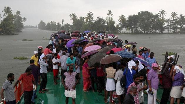 Kerala suffered its worst monsoon flooding in recent history, killing 400 people and driving one million more from their homes, UN chief Antonio Guterres said.(Reuters) Kerala suffered its worst monsoon flooding in recent history, killing 400 people and driving one million more from their homes, UN chief Antonio Guterres said.(Reuters)