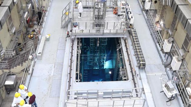 Apsara U is a swimming pool type research reactor that uses plate type dispersion fuel elements made of low enriched uranium.