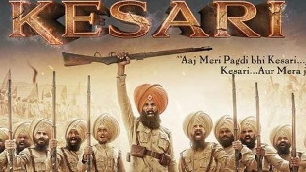 Kesari first poster has Akshay Kumar raring for battle.