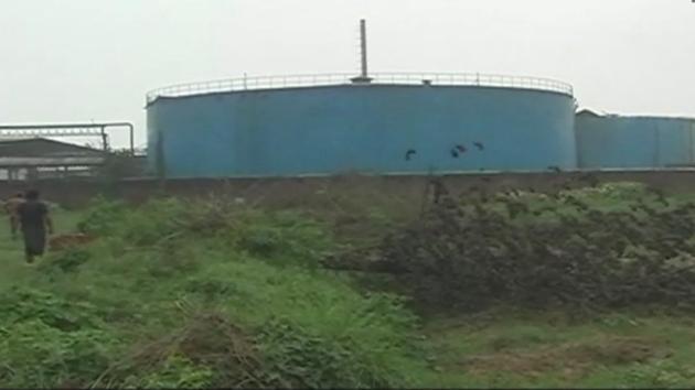 At least six people were killed and eight critically injured after a blast in a gas tanker at a private petrochemical factory in Bijnor district of Uttar Pradesh on Wednesday, police said. According to eyewitnesses, the impact of the blast was such that bodies of the labourers were thrown several metres away in the nearby fields. Locals alleged the accident took place as the labourers were asked to repair a leak in the tank without emptying it out. (ANI) At least six people were killed and eight critically injured after a blast in a gas tanker at a private petrochemical factory in Bijnor district of Uttar Pradesh on Wednesday, police said. According to eyewitnesses, the impact of the blast was such that bodies of the labourers were thrown several metres away in the nearby fields. Locals alleged the accident took place as the labourers were asked to repair a leak in the tank without emptying it out. (ANI)