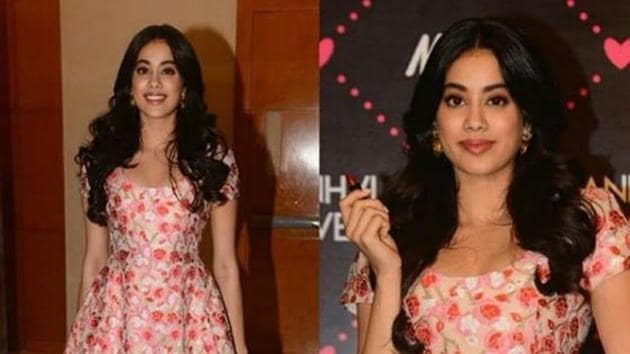 Janhvi Kapoor has been appointed as the brand ambassador of a cosmetic chain.(Viral Bhayani)