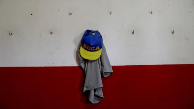 Two months ago, regional authorities notified Huracan that the team could no longer include Candelaria. She could only play on a girls’ team — which doesn’t exist where Candelaria lives. Noriega took to social media about her daughter’s case and was surprised to find that she wasn’t the only one. Girls wrote to her saying they were facing the same problem in nearby towns and more distant provinces. (Natacha Pisarenko / AP) Two months ago, regional authorities notified Huracan that the team could no longer include Candelaria. She could only play on a girls’ team — which doesn’t exist where Candelaria lives. Noriega took to social media about her daughter’s case and was surprised to find that she wasn’t the only one. Girls wrote to her saying they were facing the same problem in nearby towns and more distant provinces. (Natacha Pisarenko / AP)