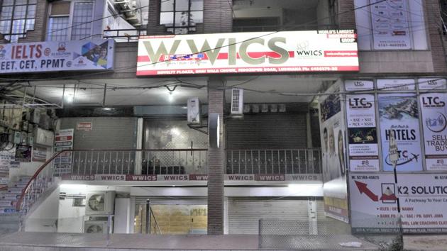 The office of the WWICS at Bhai Bala Chowk in Ludhiana.(HT Photo) The office of the WWICS at Bhai Bala Chowk in Ludhiana.(HT Photo)