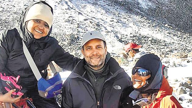 Congress President Rahul Gandhi during the Kailash Mansarovar Yatra, 2018(Photos by special arrangement) Congress President Rahul Gandhi during the Kailash Mansarovar Yatra, 2018(Photos by special arrangement)