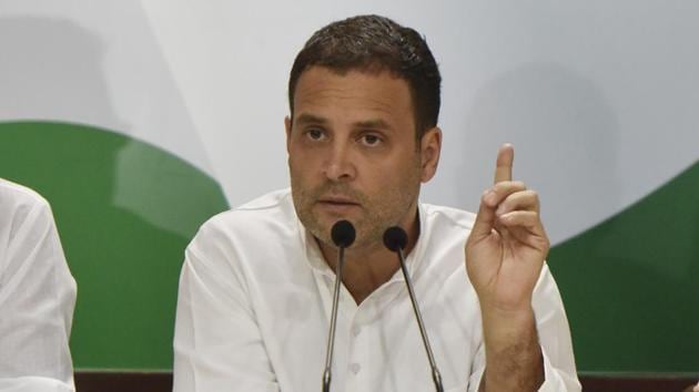 Congress president Rahul Gandhi (Vipin Kumar/HT Photo) Congress president Rahul Gandhi (Vipin Kumar/HT Photo)