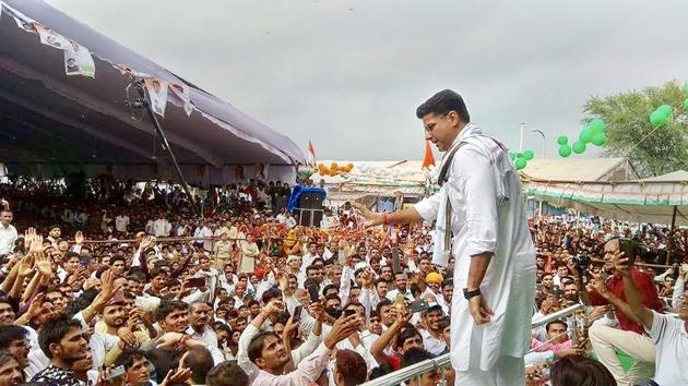 Rajasthan Congress unit chief Sachin Pilot accused the state government of “working to create clashes in name of religion and caste”. (PTI) Rajasthan Congress unit chief Sachin Pilot accused the state government of “working to create clashes in name of religion and caste”. (PTI)