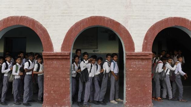 The civic body started conducting exams across its 760 schools despite terminating the contract of over 700 guest teachers at the start of the academic session this year. (Picture for representation) The civic body started conducting exams across its 760 schools despite terminating the contract of over 700 guest teachers at the start of the academic session this year. (Picture for representation)