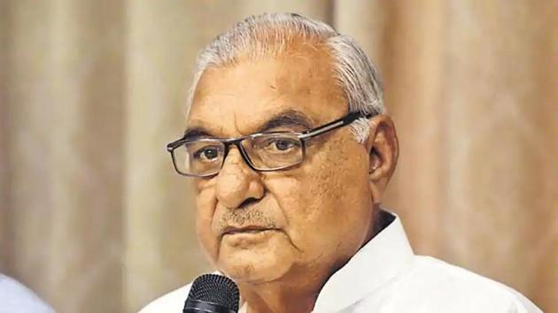 Former Haryana CM Bhupinder Singh Hooda (HT File) Former Haryana CM Bhupinder Singh Hooda (HT File)