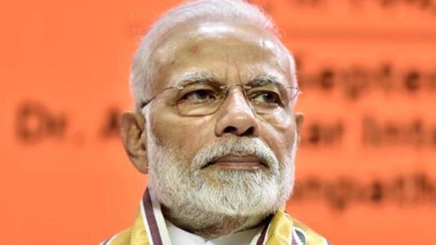 Prime Minister said the motto of every worker should be “Mera Booth, Sabse Majboot’. (HT Photo) Prime Minister said the motto of every worker should be “Mera Booth, Sabse Majboot’. (HT Photo)