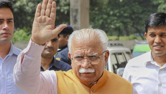 Haryana chief minister Manohar Lal Khattar had announced on Tuesday power tariff would be reduced from ₹4.50 per unit to ₹2.50 per unit on a bill of 200 units or less in a month. Those who consume up to 50 units a month will pay a flat charge of ₹2/unit. (PTI/File Photo) Haryana chief minister Manohar Lal Khattar had announced on Tuesday power tariff would be reduced from ₹4.50 per unit to ₹2.50 per unit on a bill of 200 units or less in a month. Those who consume up to 50 units a month will pay a flat charge of ₹2/unit. (PTI/File Photo)