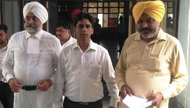 Delhi AAP legislator Naresh Yadav coming out from the court on Thursday.(Avtar Singh/HT) Delhi AAP legislator Naresh Yadav coming out from the court on Thursday.(Avtar Singh/HT)