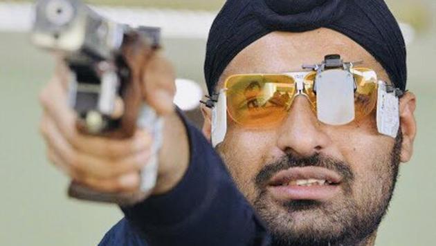 File photo of Indian shooter Gurpreet Singh(Twitter/SAIMedia)