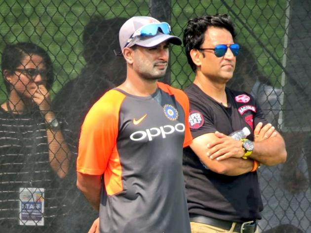 Ambati Rayudu looks on during India’s practice session in Dubai (BCCI/Twitter) Ambati Rayudu looks on during India’s practice session in Dubai (BCCI/Twitter)
