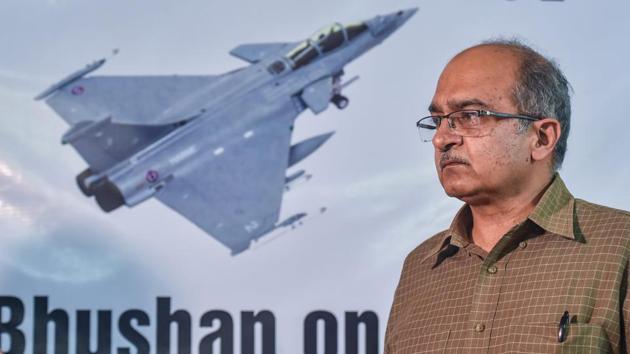 The house and the plot belongs to Prashant Bhushan’s wife and her siblings and has been on sale for the last nine months. (PTI) The house and the plot belongs to Prashant Bhushan’s wife and her siblings and has been on sale for the last nine months. (PTI)