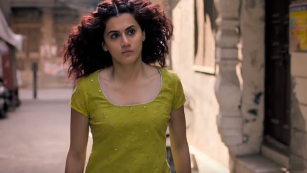 Taapsee Pannu in a still from Manmarziyaan, also starring Abhishek Bachchan and Vicky Kaushal.