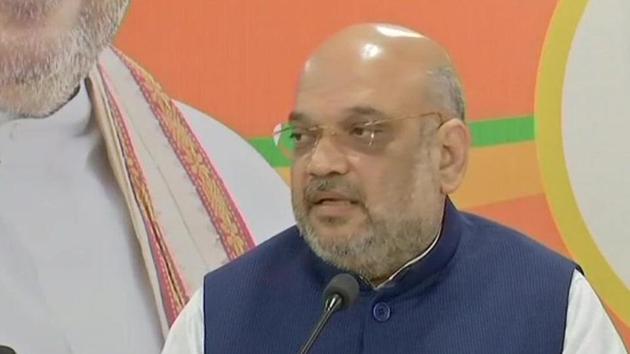 BJP President Amit Shah in Hyderabad (ANI/Twitter) BJP President Amit Shah in Hyderabad (ANI/Twitter)