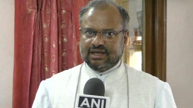 On Friday, the Bishop received official summons from Vaikom (Kerala) deputy superintendent of police (DSP) K Subhash, who is heading the investigation in the case.(ANI/Twitter) On Friday, the Bishop received official summons from Vaikom (Kerala) deputy superintendent of police (DSP) K Subhash, who is heading the investigation in the case.(ANI/Twitter)