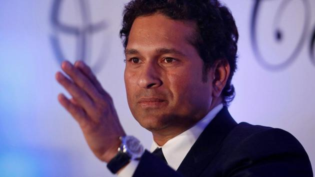 Sachin Tendulkar gestures as he speaks during a news conference.(REUTERS) Sachin Tendulkar gestures as he speaks during a news conference.(REUTERS)