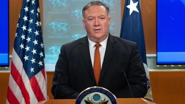 US secretary of state Mike Pompeo speaks during a press conference at the state department in Washington, DC, on September 14, 2018.(AFP Photo) US secretary of state Mike Pompeo speaks during a press conference at the state department in Washington, DC, on September 14, 2018.(AFP Photo)