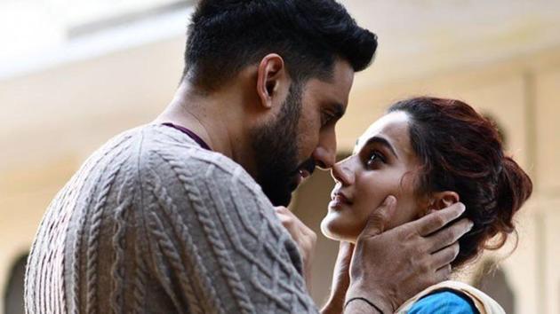 Abhishek Bachchan and Taapsee Pannu in a still from Manmarziyaan. Abhishek Bachchan and Taapsee Pannu in a still from Manmarziyaan.