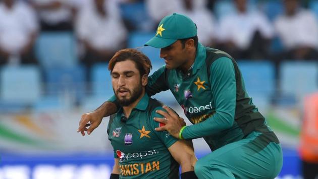 Usman was adjudged man of the match for his brilliant bowling spell (AFP) 
