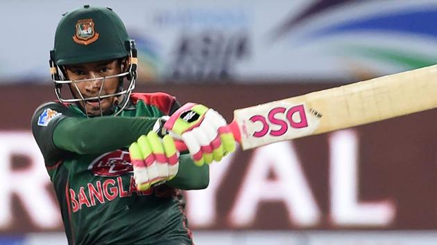 Mushfiqur Rahim plays a shot during the one day international (ODI) Asia Cup 2018 match between Bangladesh and Sri Lanka . (AFP) Mushfiqur Rahim plays a shot during the one day international (ODI) Asia Cup 2018 match between Bangladesh and Sri Lanka . (AFP)