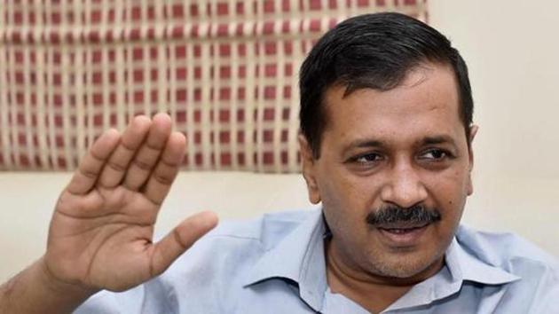 Delhi chief minister Arvind Kejriwal at an interview in New Delhi.(PTI File Photo)