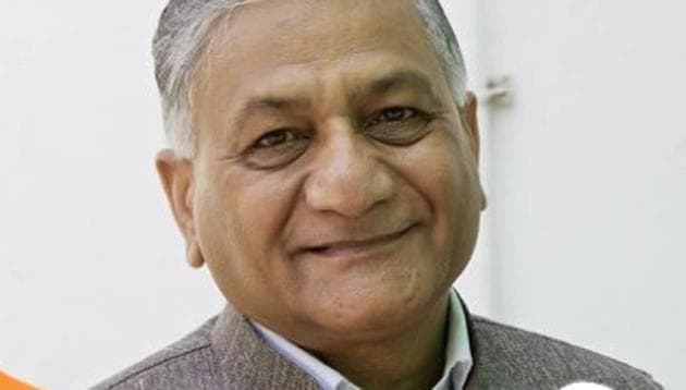 V K Singh said Monday the army still rules Pakistan despite the election of Imran Khan as the new prime minister, adding that it remains to be seen whether “the person” will be able to bring about a change. (VK Singh/Twitter Photo) V K Singh said Monday the army still rules Pakistan despite the election of Imran Khan as the new prime minister, adding that it remains to be seen whether “the person” will be able to bring about a change. (VK Singh/Twitter Photo)