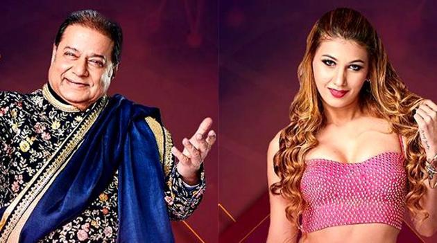 Bigg Boss 12: Anup Jalota and girlfriend, singer Jasleen Matharu, revealed their relationship on Salman Khan’s show. (Twitter)
