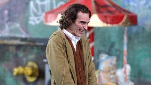 Three-time Oscar nominee Joaquin Phoenix as the Joker.