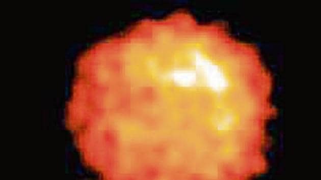 The X-ray image of the debris of SN 1572. The X-ray image of the debris of SN 1572.