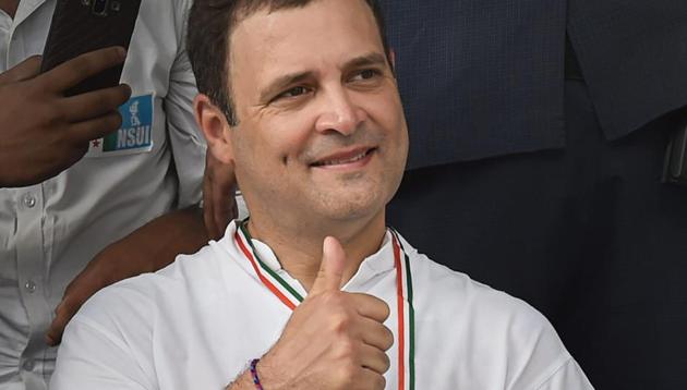 Rahul Gandhi tagged the Prime Minister’s personal handle in his tweet.(PTI)