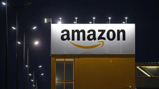 The logo of Amazon is seen at the company logistics center in Lauwin-Planque, northern France.(Reuters) The logo of Amazon is seen at the company logistics center in Lauwin-Planque, northern France.(Reuters)