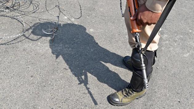 An army jawan shot dead two colleagues before committing suicide in Dharamshala cantonment in Himachal Pradesh in the wee hours on Monday. The commanding officer of 18 Sikh Regiment, Col Navdeep Brar, when contacted, said prima facie it seems Jasbir Singh, who was on guard duty, had an argument with the other two soldiers after coming back, and shot them in a fit of rage. He later turned the gun on himself. (Tauseef Mustafa / AFP) An army jawan shot dead two colleagues before committing suicide in Dharamshala cantonment in Himachal Pradesh in the wee hours on Monday. The commanding officer of 18 Sikh Regiment, Col Navdeep Brar, when contacted, said prima facie it seems Jasbir Singh, who was on guard duty, had an argument with the other two soldiers after coming back, and shot them in a fit of rage. He later turned the gun on himself. (Tauseef Mustafa / AFP)