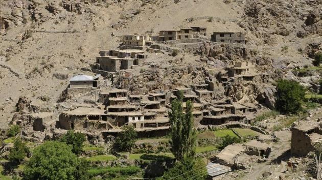 Despite being an important cultural and trade contact point, Kargil has no state-run museum to showcase the town’s rich past. With the help of the Munshi family, Hunderman village (pictured) now has its own museum --the Museum of Memories which is managed by a few local families. The museum captures the difficult life story of a border population whose lives have been shaped by military events. (Waseem Andrabi / HT Photo) 