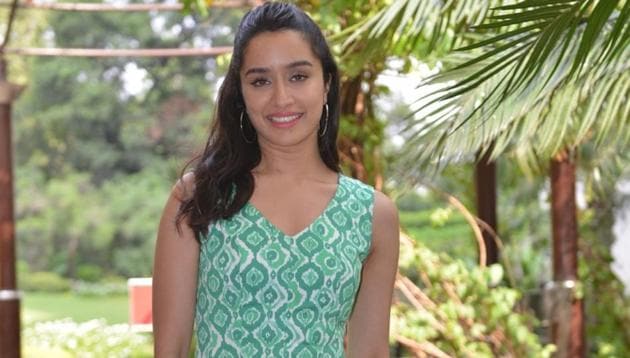 Shraddha Kapoor at a photoshoot during the promotions of her upcoming film Batti Gul Meter Chalu in New Delhi.(IANS)
