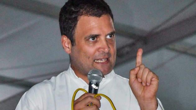 Congress president Rahul Gandhi said the alleged Vyapam scam had damaged education system and employment. He alleged that as many as 50 people linked to the scam have been killed.(PTI)