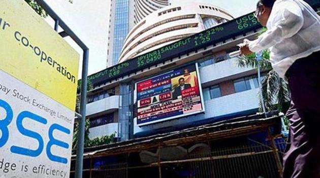 The benchmark BSE Sensex sank over 350 points in early trade Monday after two sessions of gains. (PTI Photo) The benchmark BSE Sensex sank over 350 points in early trade Monday after two sessions of gains. (PTI Photo)