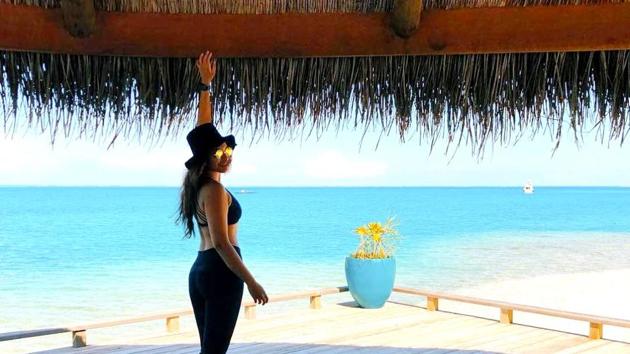 Sonakshi Sinha’s vacation pics show postcard-like scenes from Maldives. (Instagram)