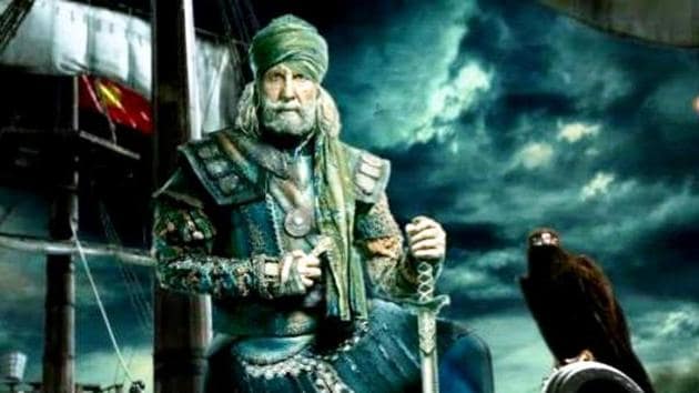 Thugs of Hindostan motion poster: Amitabh Bachchan as Khudabaksh, the captain of thugs, is fierce and unyielding.(Instagram)