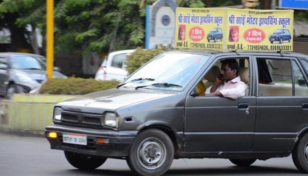 Motor driving school vehicle in Bhopal, India, on Wednesday, June 8, 2016.(HT File Photo)