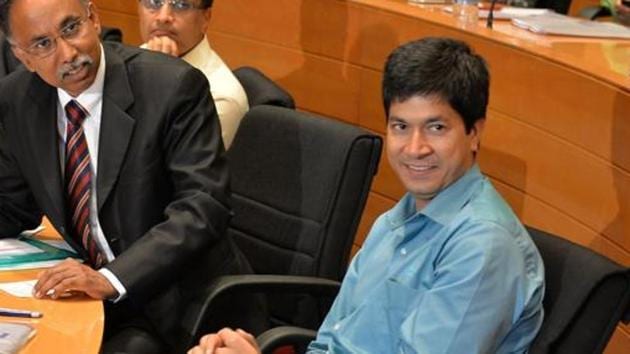 Former Infosys CFO Rajiv Bansal at a media briefing to announcing the company's first quarter results in July 2014. (AFP) Former Infosys CFO Rajiv Bansal at a media briefing to announcing the company's first quarter results in July 2014. (AFP)