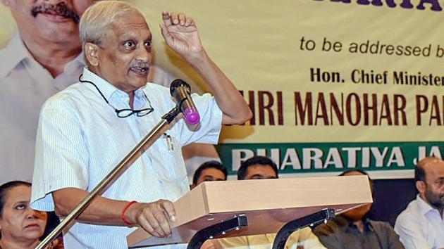 Goa chief minister Manohar Parrikar addresses an event in Panaji. (PTI File Photo) Goa chief minister Manohar Parrikar addresses an event in Panaji. (PTI File Photo)